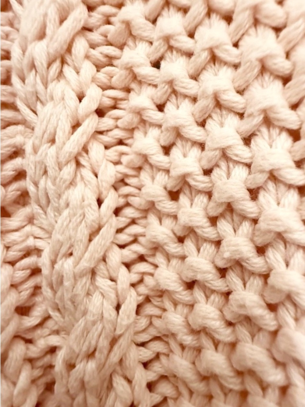 VENUS Pink Cable Knit Sleeveless Crew Neck Tunic Sweater S - Picture 6 of 11